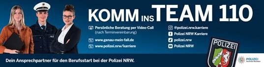 POL-MS: Informationsveranstaltung der Polizei NRW zum Polizeiberuf