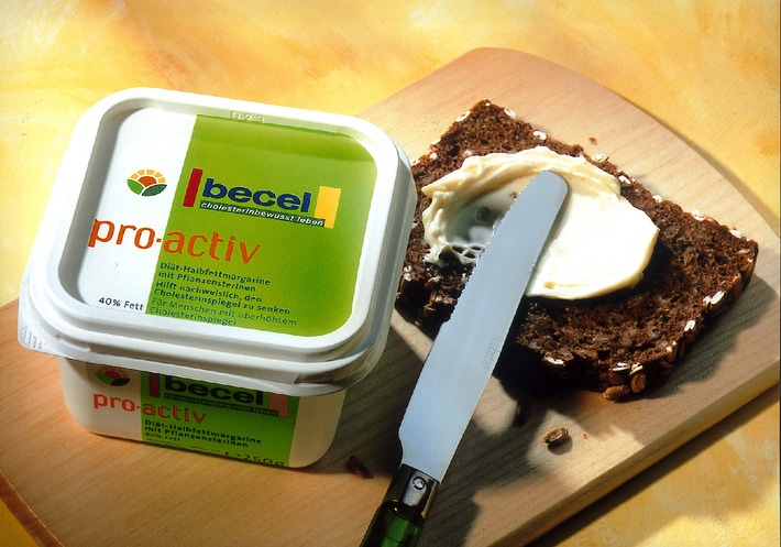 becel pro.activ ab sofort im Supermarkt / Diät-Margarine mit Pflanzensterinen - die neue Chance im Kampf gegen zu hohes Cholesterin