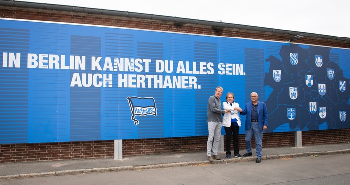 Schulterschluss zwischen Hertha BSC und Frank Zander!