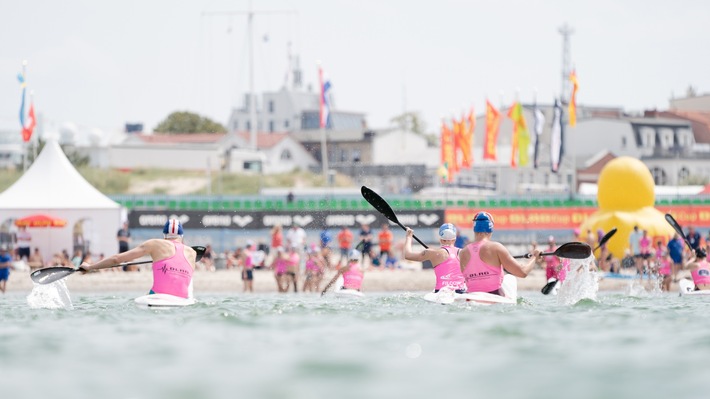 24. Internationaler DLRG Cup / Rettungsschwimmer aus fünf Nationen am Strand von Warnemünde