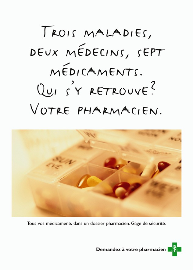 Société suisse des pharmaciens: Dossier patient à la pharmacie - une meilleure sécurité grâce à une vue d&#039;ensemble