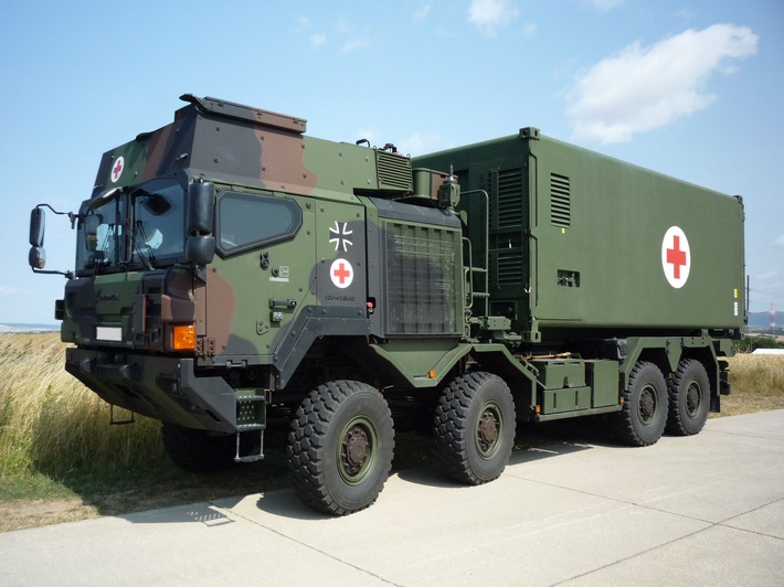 Geschützter Verwundetentransport: Erstes Serienmodell vorgestellt