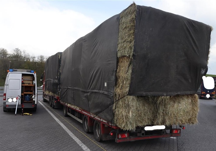 POL-PPTR: Verstöße gegen Maße, zu schwere Holztransporte und Verstöße bei Abfalltransporten