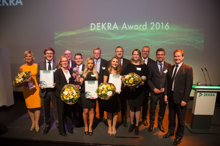 Safety Champions 2016 ausgezeichnet / DEKRA Award für Spitzenleistungen im Dienste der Sicherheit