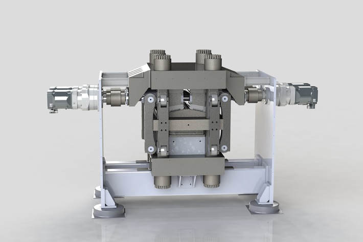 More power in a smaller space: Compact press system for manufacturing hydrogen components