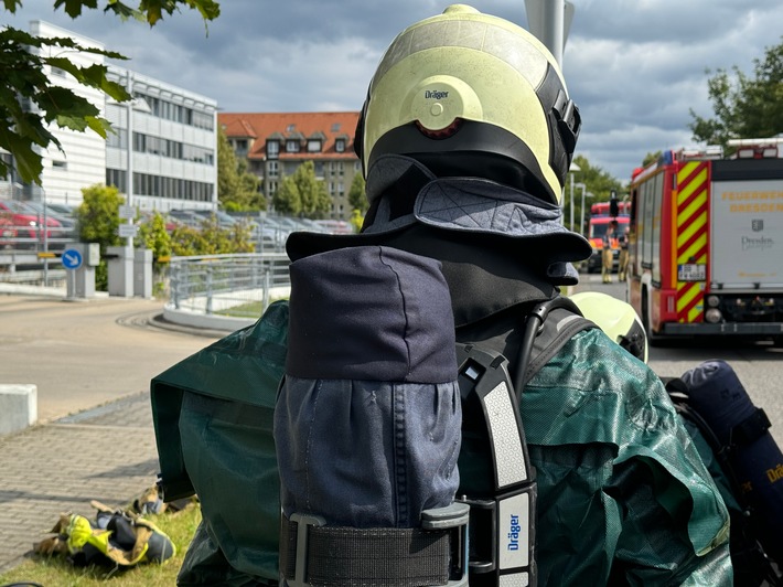 FW Dresden: Brand im Fraunhofer-Institut