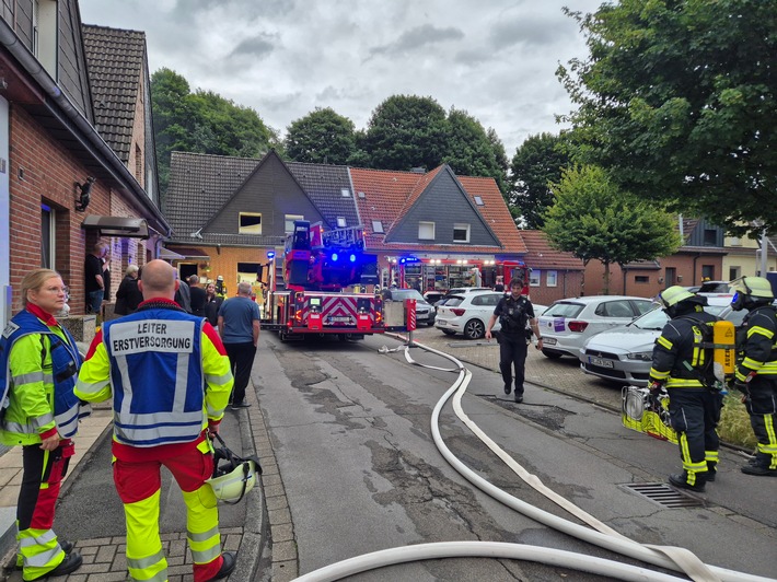 FW Datteln: Wohnungsbrand