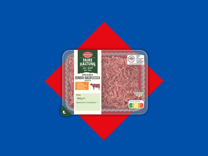 Lidl senkt die Preise für Rindfleisch / Ob Hackfleisch oder Entrecôte - Rindfleisch ist bei Lidl nun bis zu 50 Cent günstiger