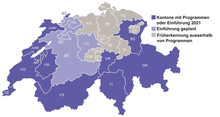Dickdarmkrebsvorsorge: Einheitliche Qualitätsstandards für die Schweiz in Kraft getreten