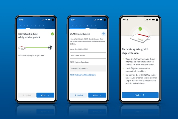 FRITZ!Box einfach per Smartphone einrichten: MyFRITZ!App ab sofort mit neuem Einrichtungsassistenten