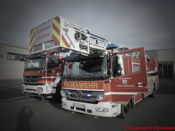 FW Dinslaken: Mehrere Einsätze für die Feuerwehr