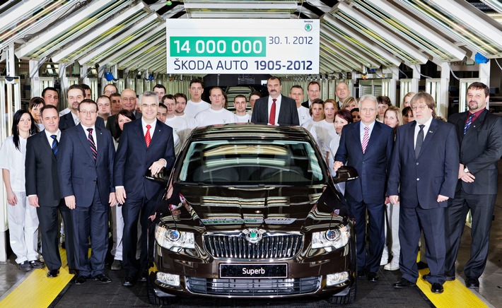 SKODA feiert: 14 Millionen Fahrzeuge produziert (mit Bild)