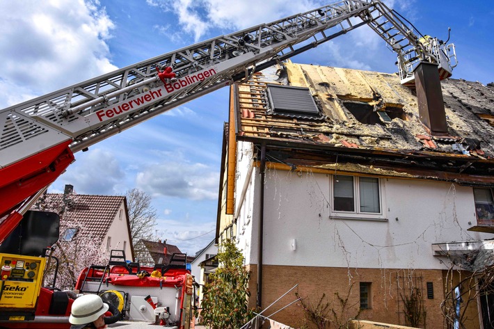 FW Böblingen: Update: Brandeinsatz in Böblingen-Dagersheim