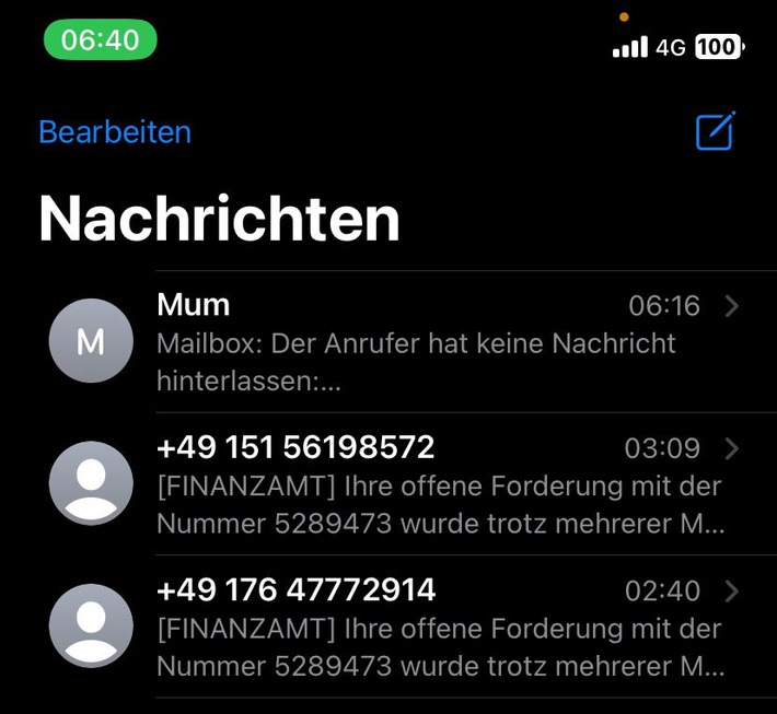 LPD-EF: Betrugs-E-Mails und falsche WhatsApp-Nachrichten im Umlauf
