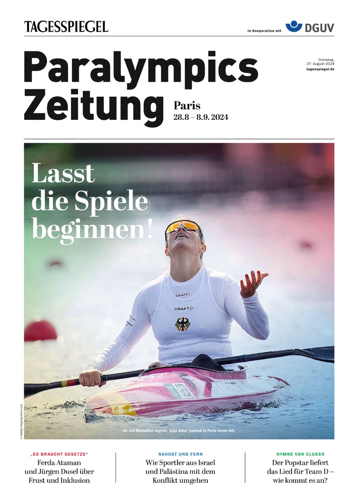 Paralympics Zeitung feiert Jubiläum in Paris