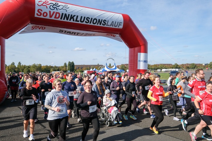 9. SoVD-Inklusionslauf bricht Teilnehmer- und Besucherrekord