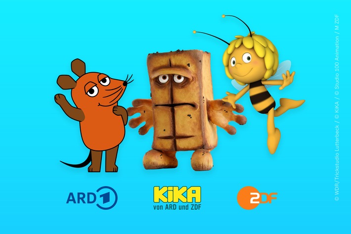 ARD und ZDF weiten ihr Online-Angebot für Kinder und Familien aus / KiKA-Formate in den Mediatheken verfügbar