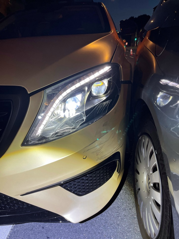 POL-HA: Wendemanöver führt zu Unfall und einem verletzten Autofahrer