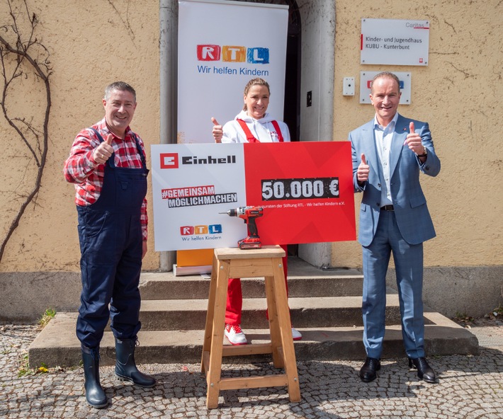 „Unsere Partnerschaft ist mehr als eine Spende.“ – Einhell unterstützt RTL-Kinderhaus in München