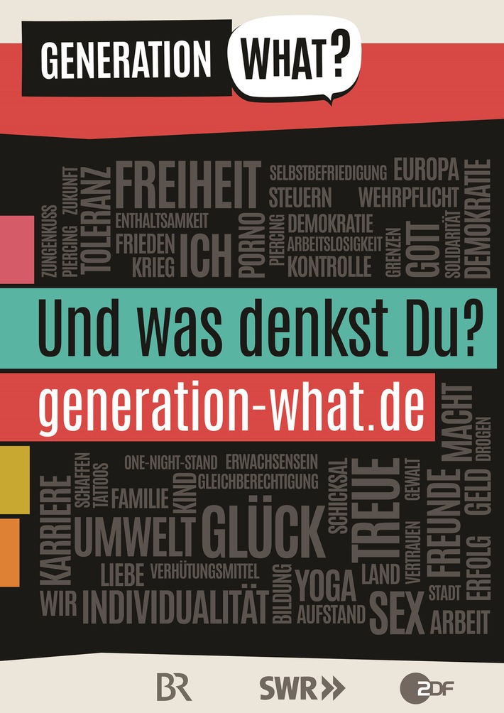 Arbeit ohne Selbstverwirklichung und schlechte Noten fürs Bildungssystem: Neue Ergebnisse der "Generation What?"-Umfrage von ZDF, BR und SWR (FOTO)