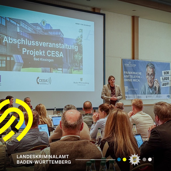 LKA-BW: Abschlussveranstaltung des bundesweiten Projekts CESA zur Bekämpfung des Callcenter-Betrugs