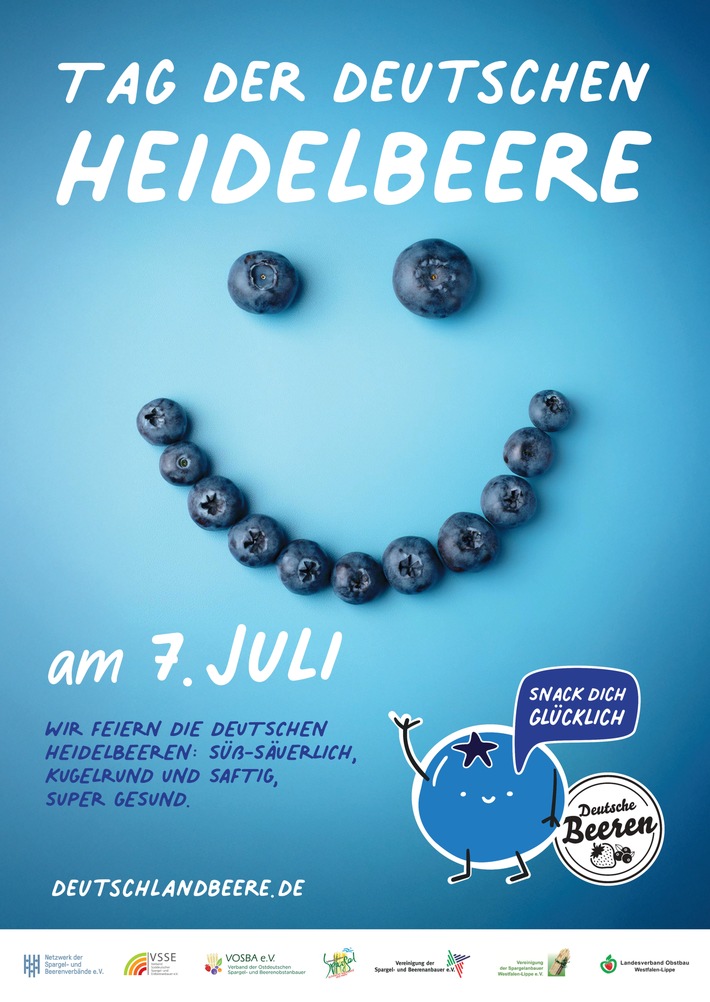 Beerenstark! Die Heidelbeere bekommt ihren eigenen Festtag / Am 7. Juli dreht sich alles um den fruchtigen Sommerliebling aus heimischem Anbau.