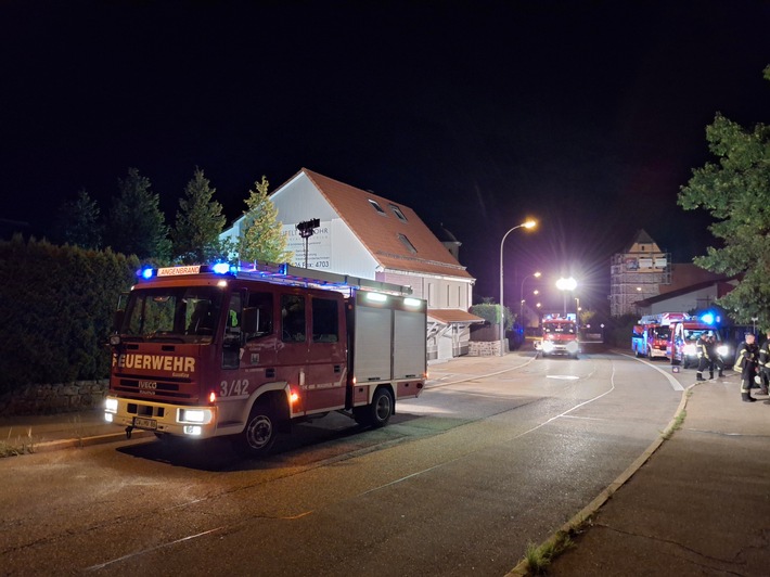 KFV-CW: Gasaustritt in Langenbrand / OD Stunden lang gesperrt / Permanente Messungen
