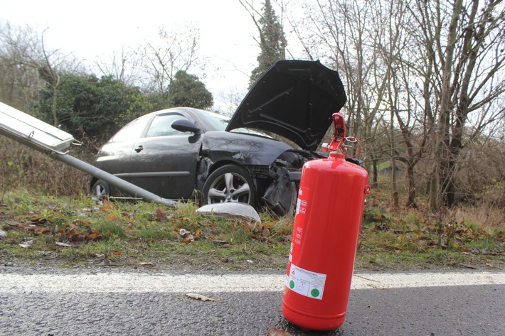 FW LK Leipzig: Verkehrsunfall auf der S71 bei Lippendorf