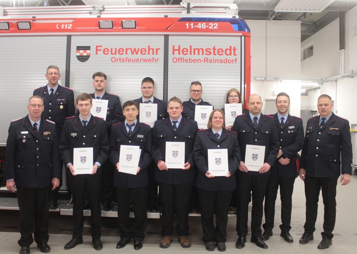 FW Helmstedt: Mitgliederversammlung Ortsfeuerwehr Offleben-Reinsdorf