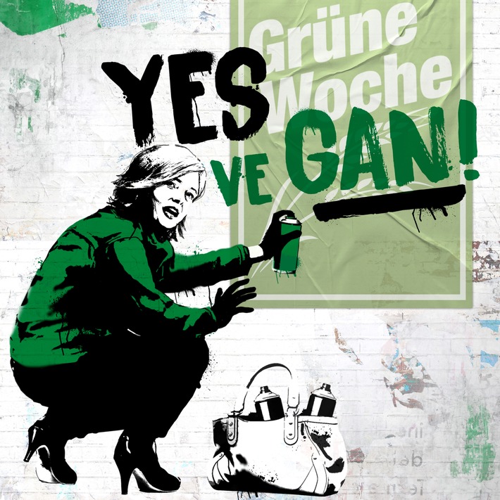 "Yes, ve gan!" geht auf der Internationalen Grünen Woche weiter / iglo macht Ministerin Klöckner zur veganen Aktivistin