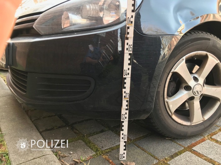 POL-PPWP: Parkendes Auto beschädigt