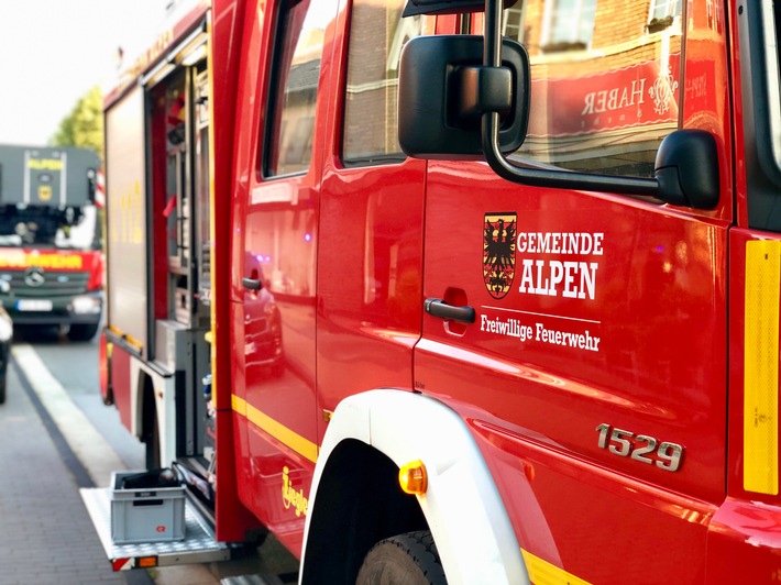 FW Alpen: Wasserschaden