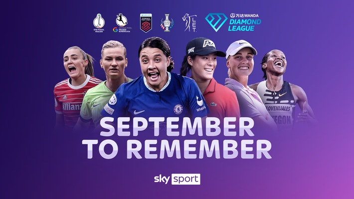 &quot;September to remember&quot;: Der Frauensport-Monat September auf Sky Sport
