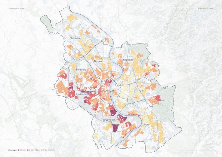 Marktbericht Köln: Vermarktungsdauer bei Wohnimmobilien geht zurück