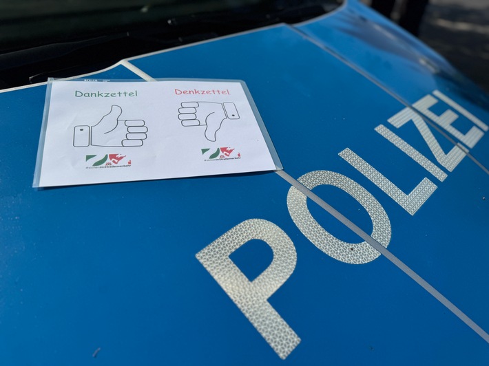 POL-EU: Daumen rauf, Daumen runter: Präventionsaktion an der Hermann-Josef-Grundschule