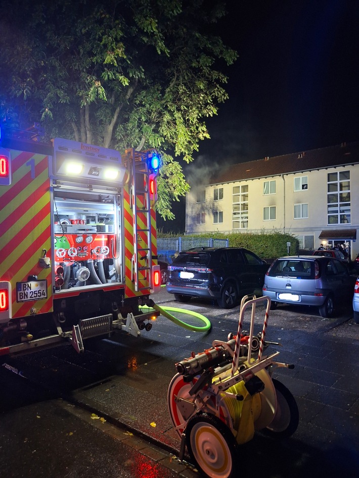 FW-BN: Wohnung nach Brandereignis unbewohnbar - ausgelöster Heimrauchmelder verhindert größeren Wohnungsbrand