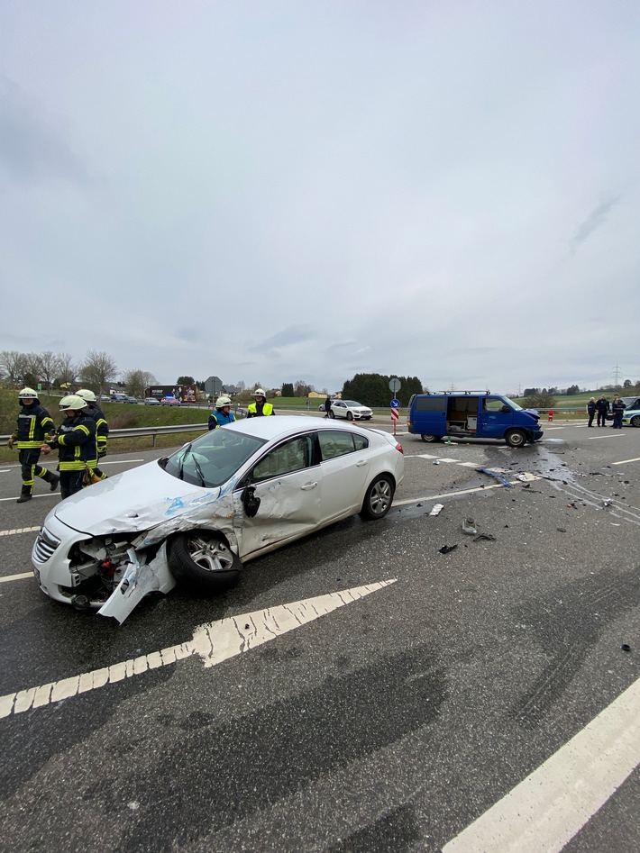 POL-PDTR: Verkehrsunfall mit Verletzten