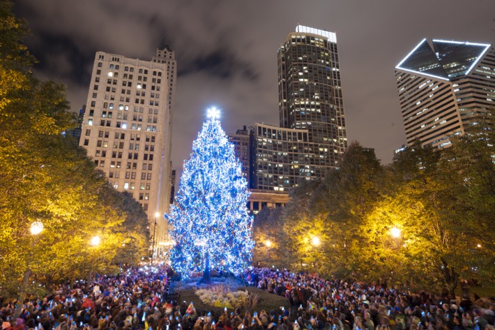 Alle Jahre wieder: Festtagsstimmung in Chicago