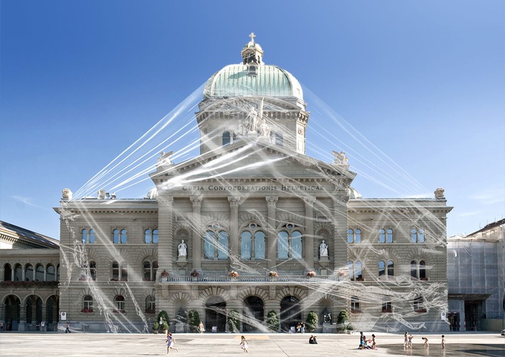 Donnerstag, 28. August: Kunstaktion auf dem Waisenhausplatz in Bern
