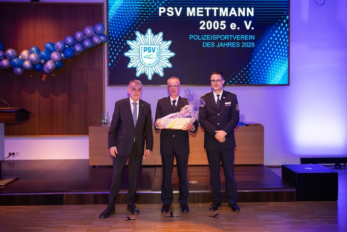 POL-ME: Auszeichnung durch Innenminister Herbert Reul: PSV Mettmann ist Polizeisportverein des Jahres - 2604111