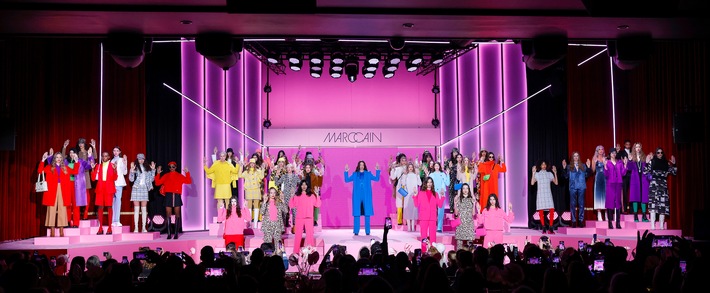 Marc Cain setzt ein Zeichen: Fashion Show "Express Yourself" in Berlin