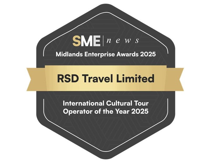 RSD Travel honoured with the Midlands Enterprise Award. Named 'International Cultural Tour Operator of the Year 2025' / Weiterer Text über ots und www.presseportal.de/nr/138783 / Die Verwendung dieses Bildes für redaktionelle Zwecke ist unter Beachtung aller mitgeteilten Nutzungsbedingungen zulässig und dann auch honorarfrei. Veröffentlichung ausschließlich mit Bildrechte-Hinweis.