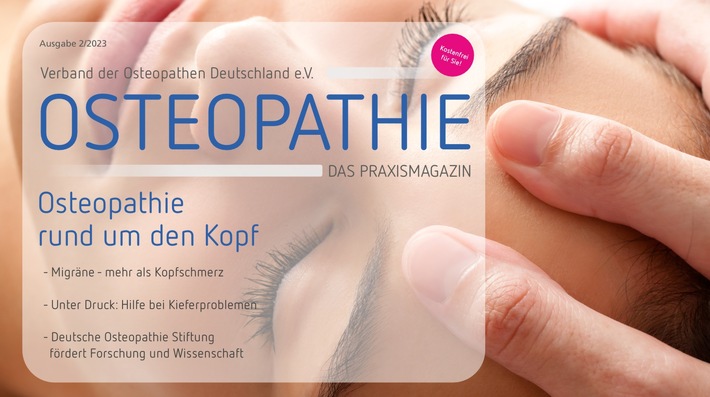 Neu: VOD-Patientenmagazin Osteopathie rund um den Kopf