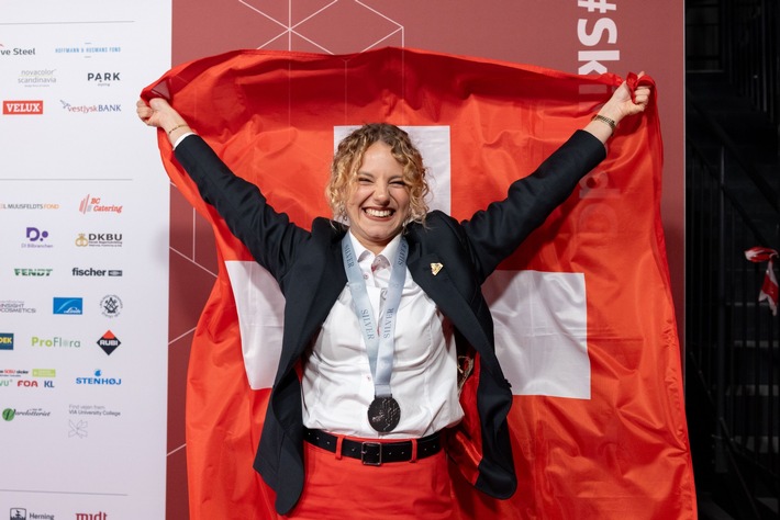 Julie Zufferey a brillé aux EuroSkills à Herning en remportant la médaille d