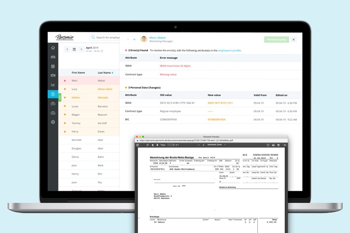 Personio bringt mit Personio Payroll eine neuartige Lösung für automatisierte Lohnabrechnung auf den Markt