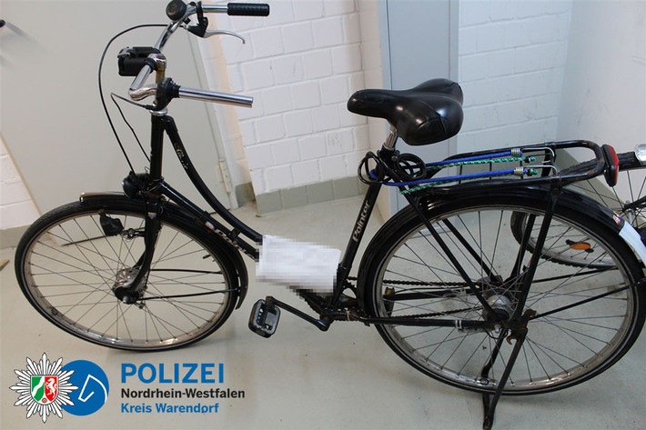 POL-WAF: Kreis Warendorf/Ennigerloh/Ahlen. Besitzer eines markanten Fahrrads gesucht