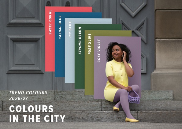 Juzo präsentiert die sechs neuen Trend Colours 2026/27