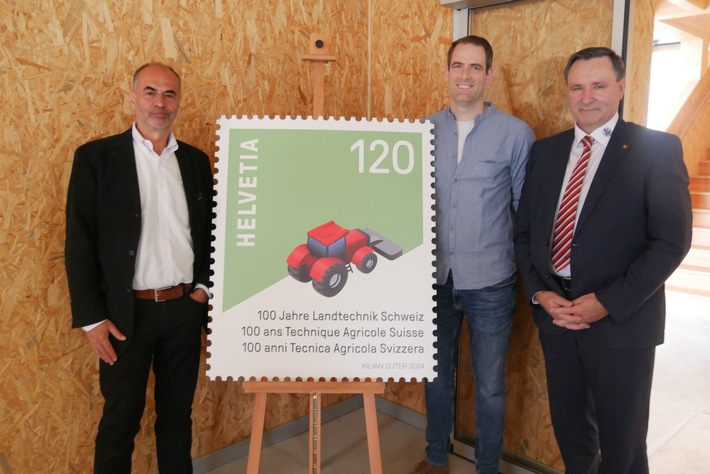 Sonderbriefmarke 100 Jahre Landtechnik Schweiz