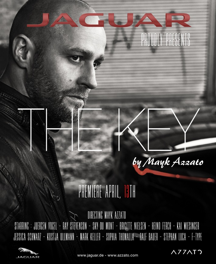 Art-House-Kunstfilm &quot;THE KEY&quot; by Mayk Azzato vereint internationale Stars und automobile Ästhetik (BILD)