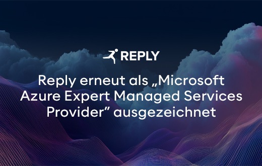 Reply erneut als "Microsoft Azure Expert Managed Services Provider" ausgezeichnet - zum sechsten Mal in Folge